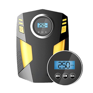 Portable car air pump car tire air pump multifunctional 12v tire air pump car inflation English cross-border
