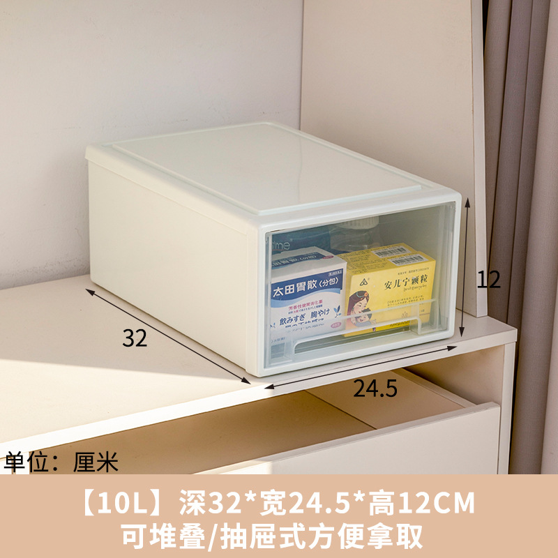 Medicine box household drawer-type household storage cabinet large capacity medicine storage box multi-layer medicine emergency pill box