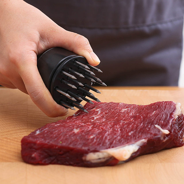 Attendrisseur à Viande 21 Pointes Goowafur – Outil Manuel Pour Viande Tendre, Bœuf, Poulet, Porc