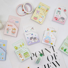 日本手帐胶带 15mm创意萌宠系列卡通装饰相册日记diy学生手账素材