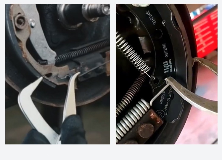 Car Drum Brake Line Brake Shoe Return Spring Pliers Removal Tool Workshop Tool Installation Tool Pliers