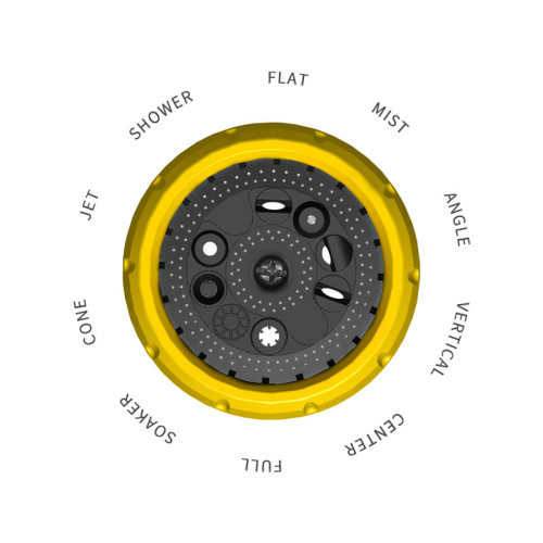 Car Wash High-Pressure Sprinkler Head for Flowers and Vegetables, Garden Flower Water Gun 10-in-1 Car Wash Water Gun with Double Bubble Set