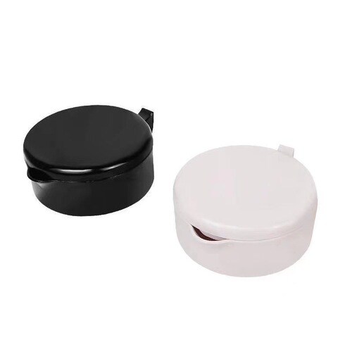 Multi-functional ink pool plastic black ink cartridge student with cover inkstone anti-shock bucket for ink wholesale 