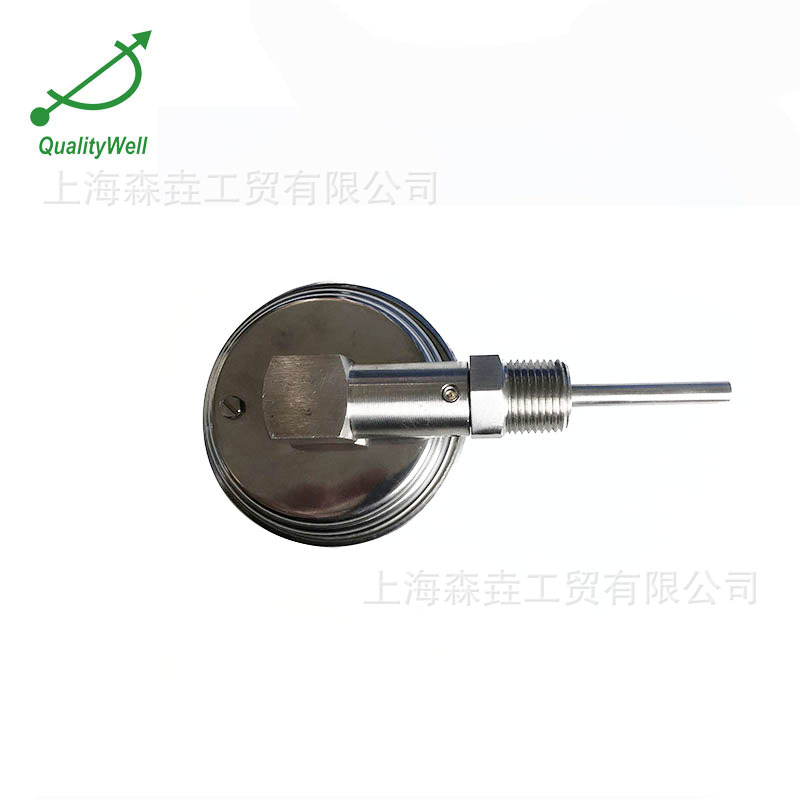 3 inch dial right-side mounted bimetal thermometer all st.st