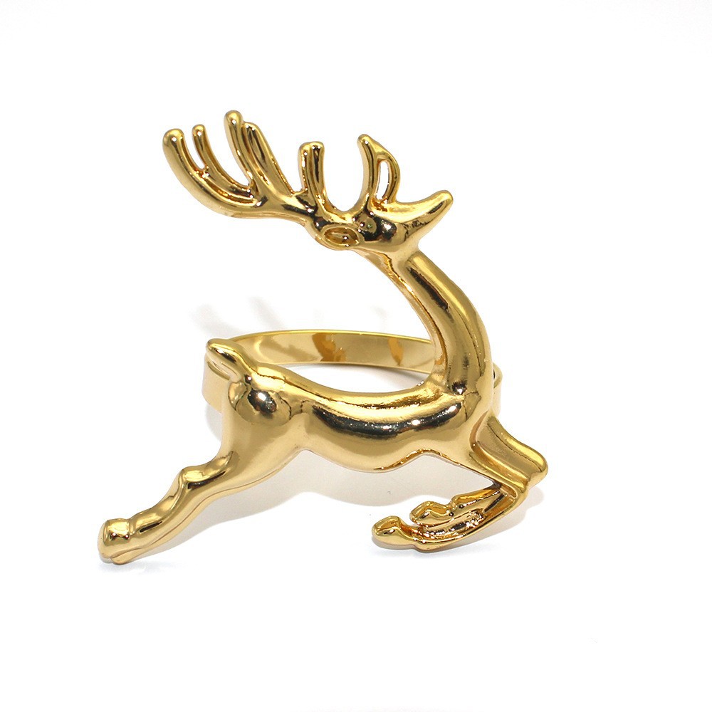 샴페인 골드 + 플랫 링 + 고품질 광택