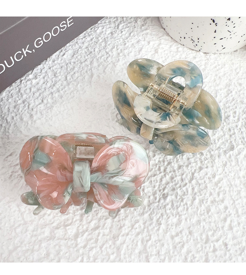 Vrouwelijk Heerlijk Buigen Azijnzuur Plaat Klauw Haarspeld display picture 3