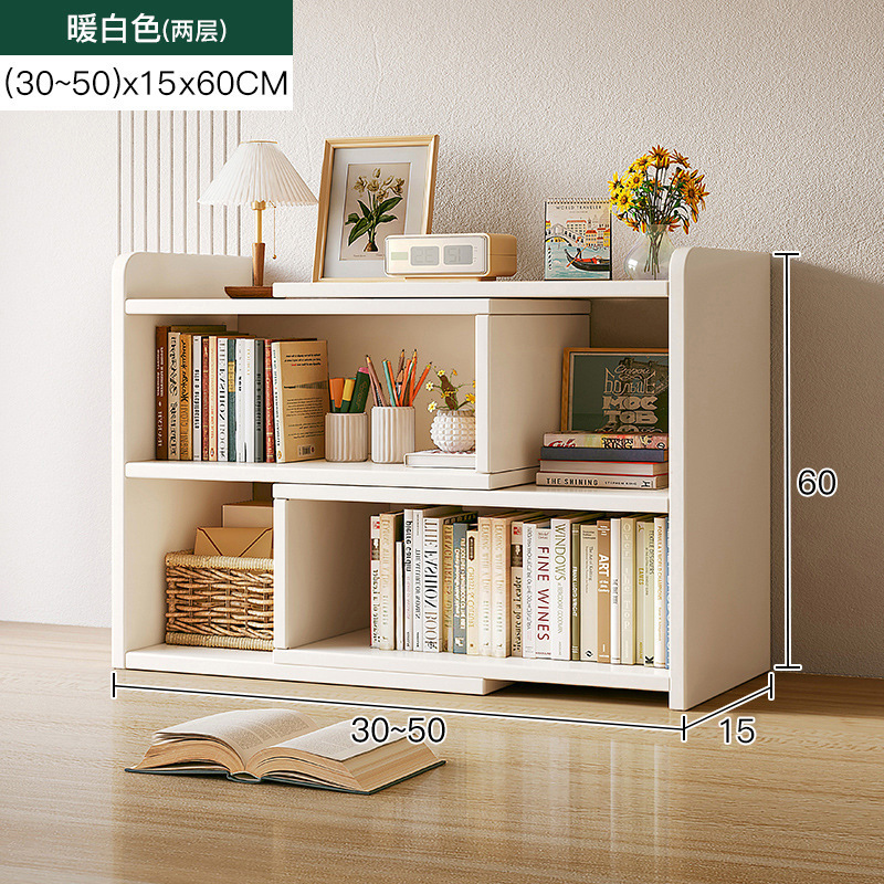 Escritorio de múltiples capas de almacenamiento rack de almacenamiento de escritorio estantería armario de oficina piso pequeña estantería estudiante casa gabinete