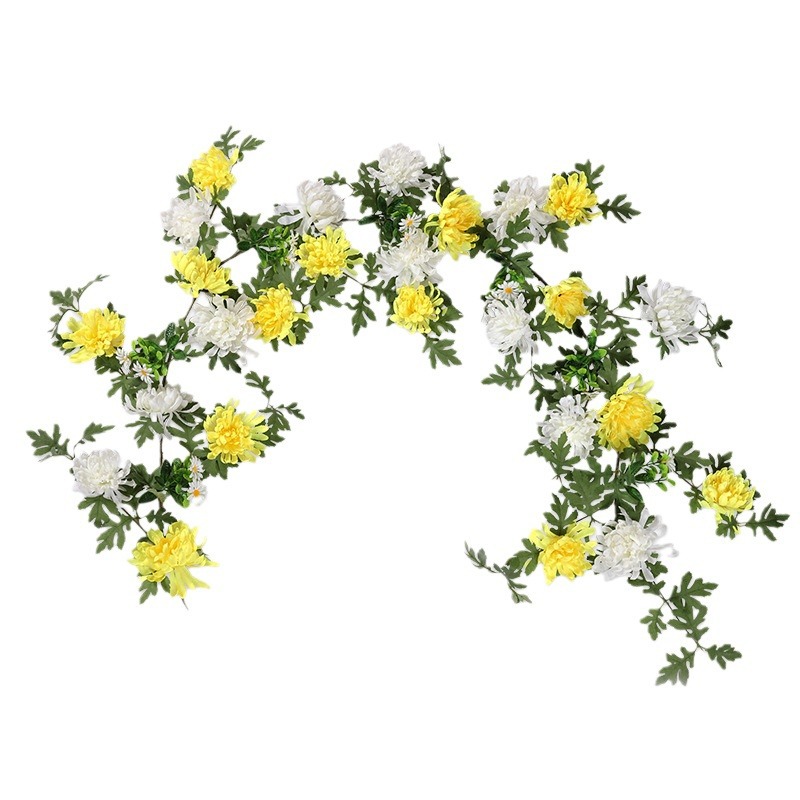 Qingming Festival supplies simulation chrysanthemum rattan sacrifice…