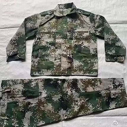 Summer thin camouflage set for training for work for students