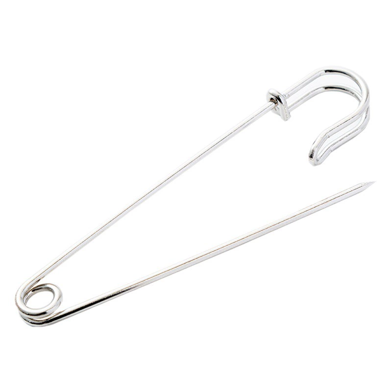 Простая большая пряжка от производителя, одежда, багаж, ковер, булавка из железного материала, пряжка, шаль для свитера, простая декоративная брошь