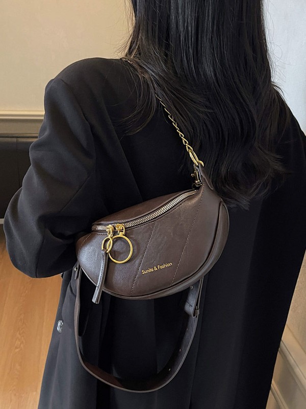 Bolso para mujeres 2025 nueva moda coreana transfronteriza bolsa de silla de moda alta textura lujosa bolsa de cadena versátil