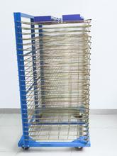 50层千层架江苏厂家仓储货架丝印喷涂台车PCB板架翻转网格周转车