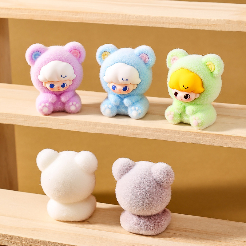 漫画植毛クマディディかわいい人形 diy ジュエリーアクセサリーデスクトップ小さな装飾品ブラインドバッグ卸売|undefined