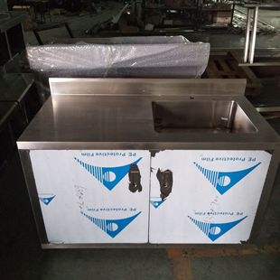 Factory Wholesale Stainless Steel Double Door Sink Cabinet Kitchen Stainless Steel Sink Cabinet Storage Cabinet for Wholesale