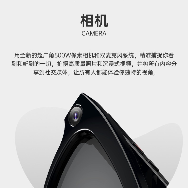 Nuevas gafas inteligentes transfronterizas con cámara de 500W píxeles de alta definición anti-vibración cámara de video traducción en varios idiomas