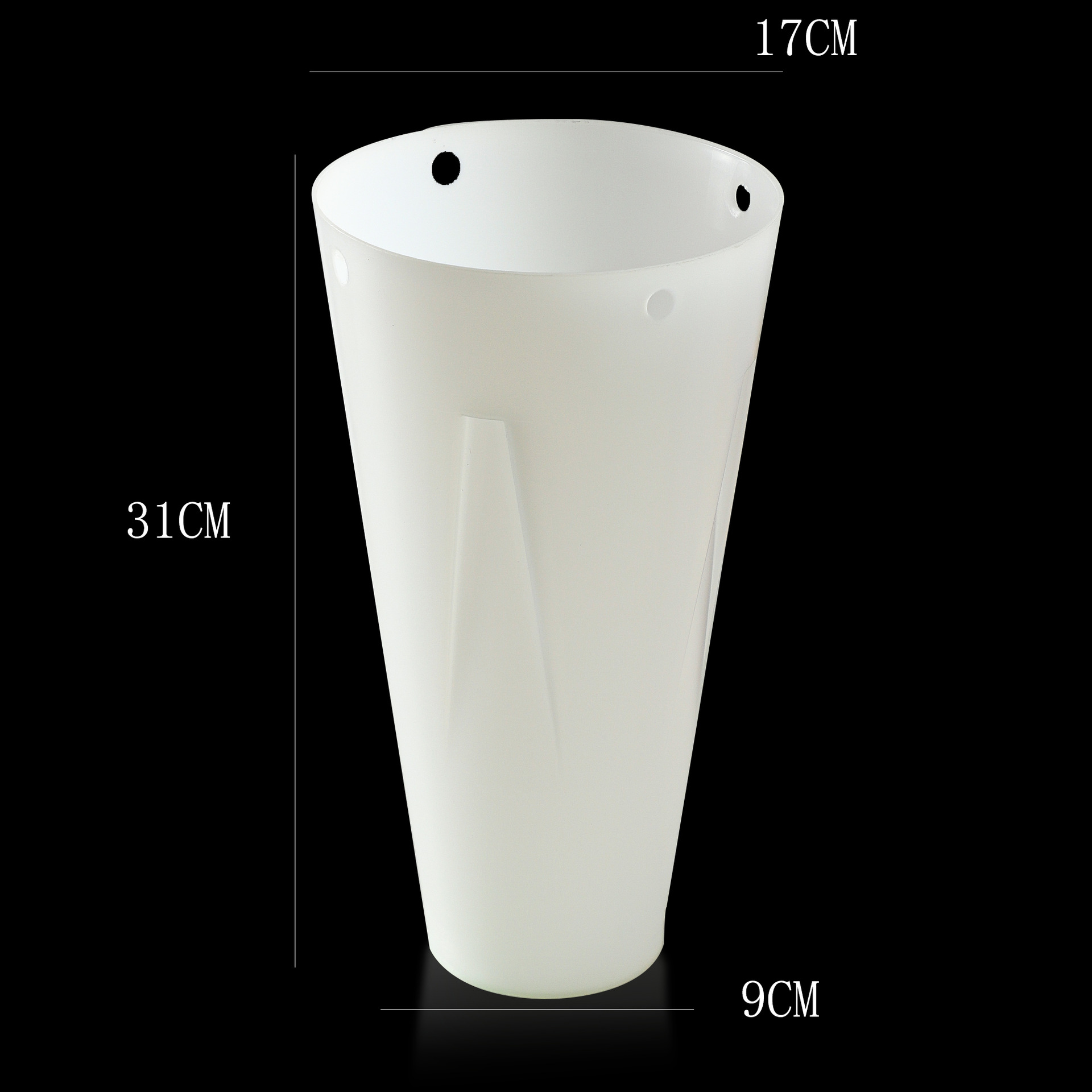 Los siete colores de cordierita Lide estable helado no se rompe envases de flores de artefactos de flores DIY materiales de embalaje de flores