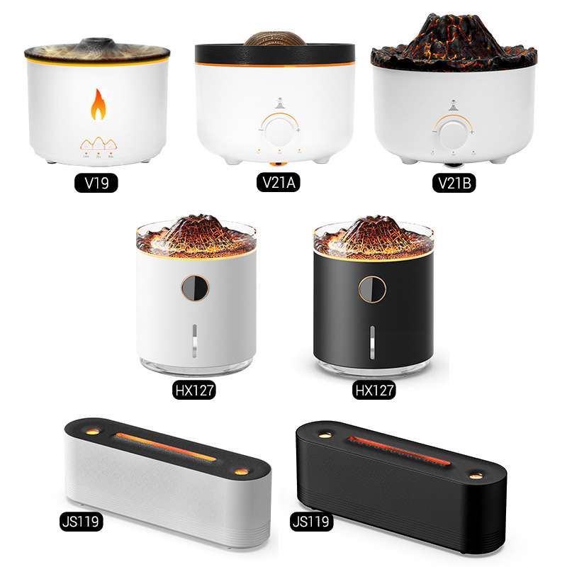Transfronteriza llama humidificador hogar máquina de aromaterapia ultrasónico medusas escritorio dormitorio purificador de aire hogar atomización
