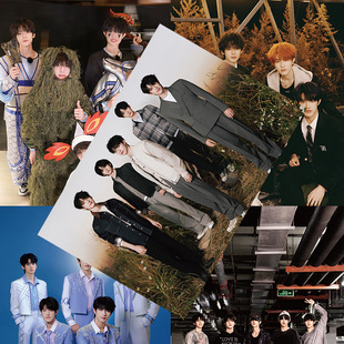 Top Landing Boy Group Poster High-Definition Coated Paper 1 Set of 8 Celebrity Photos Dormitory Wall Sticker Decorative Painting