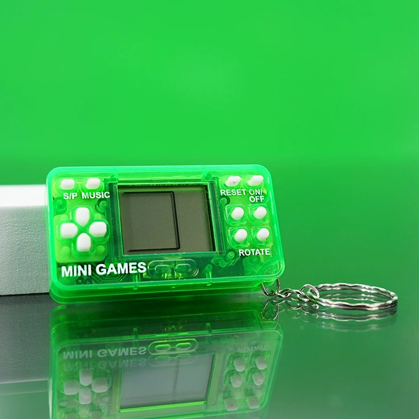 Small rectangular green game console