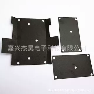 多规格黑色PC绝缘片 防火阻燃麦拉片 耐高温可背胶绝缘垫隔离片