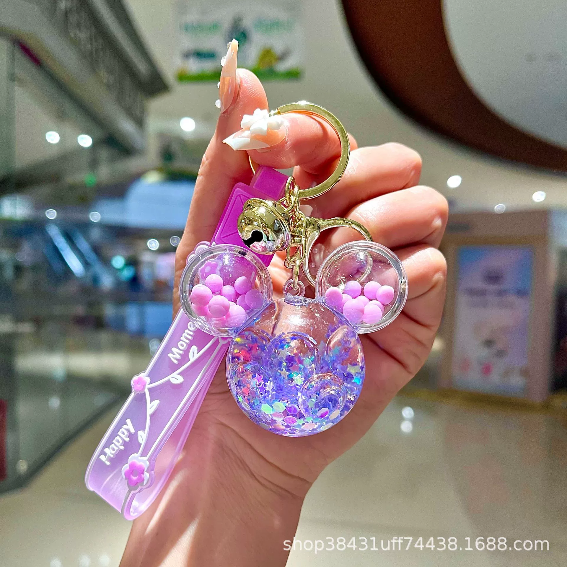 Acrylic keychain, pendant for keys