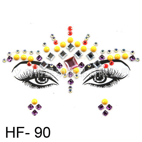 HF-90����������������ü���� face sticker�ǿ����������ݻ�ױ��