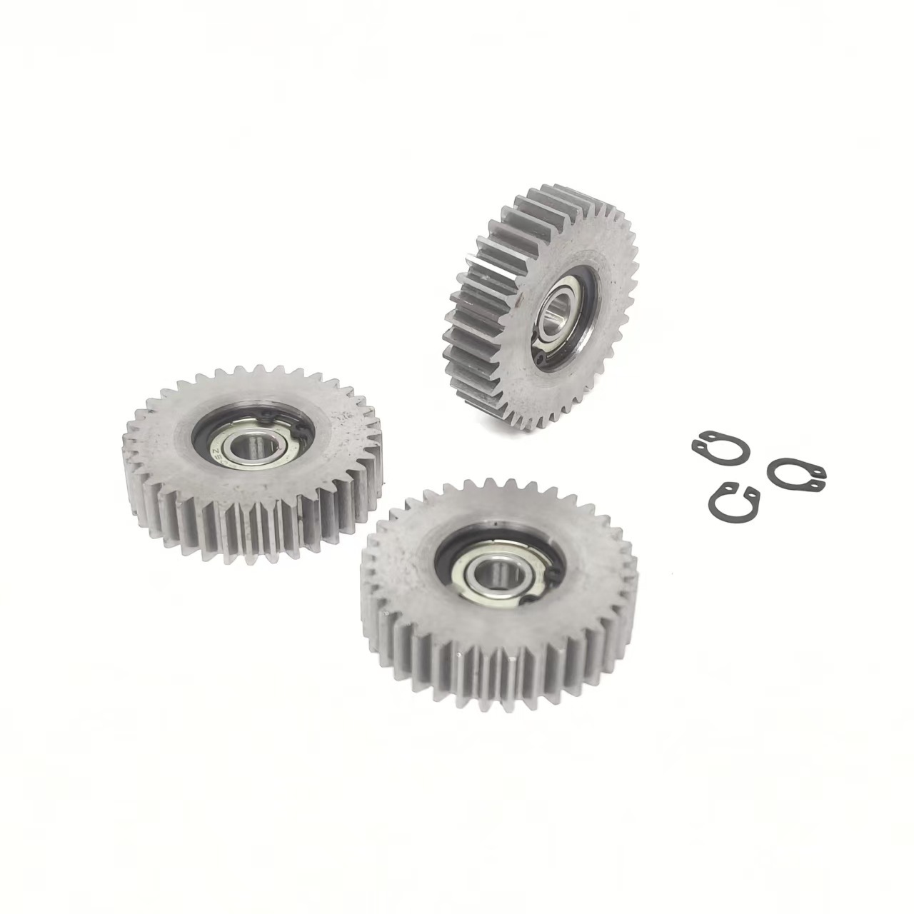 Outer Diameter 47.5mm Electric Vehicle Large 36-Tooth Steel Gear Nylon Gear 608 Bearing with Free Snap Ring for Electric Vehicle