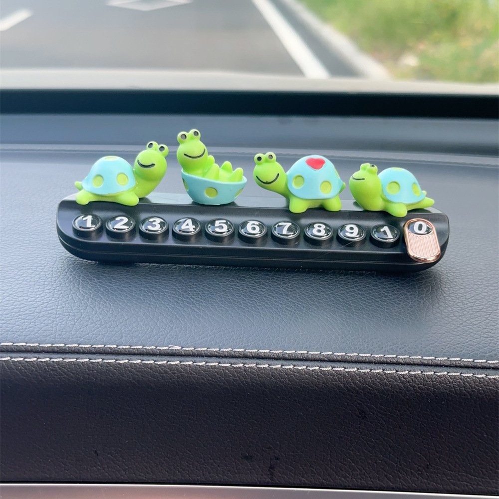 Mueva la matrícula, la aromaterapia oculta, la caricatura, la linda placa de número de teléfono, la forma creativa de mover la matrícula en el automóvil, el estacionamiento temporal