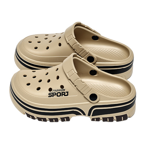 Medical Operating Room Non-Slip Perforated Shoes For Men, 2026 Summer Outdoor Wear, Top Quality Thick-Soled Home Slippers_voghion.com