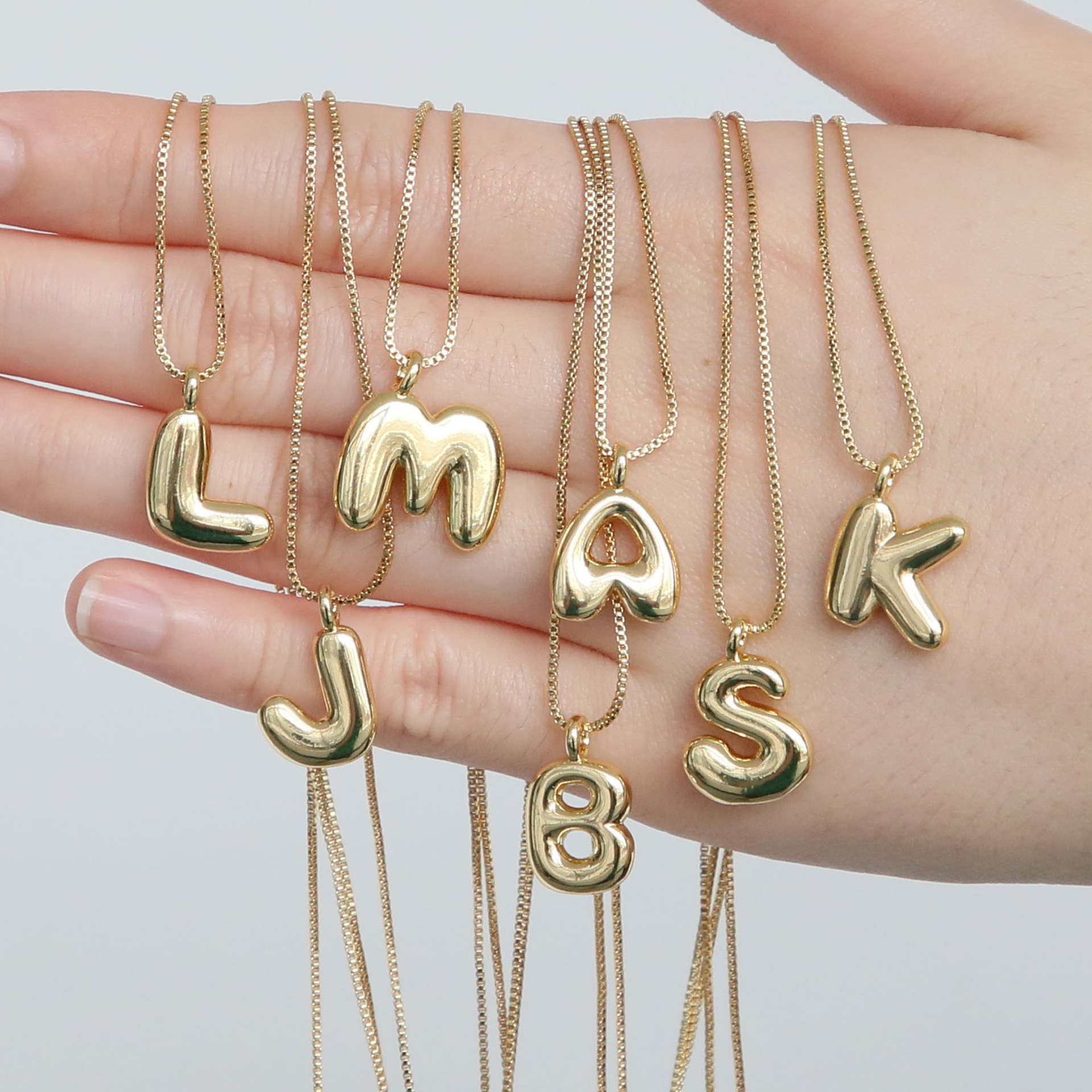 Brand brass glossy cute balloon