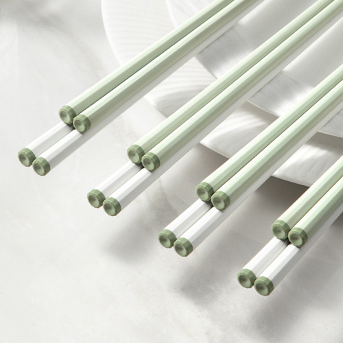 Household chopsticks, one chopstick per person, anti-bacterial and anti-mildew special chopsticks, non-slip alloy, natural meal-sharing chopsticks, cute frosted chopsticks
