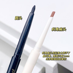 xixi椿日綠斜頭眼線膠筆不易暈染斜頭扁芯下至臥蠶筆眼線筆女初學