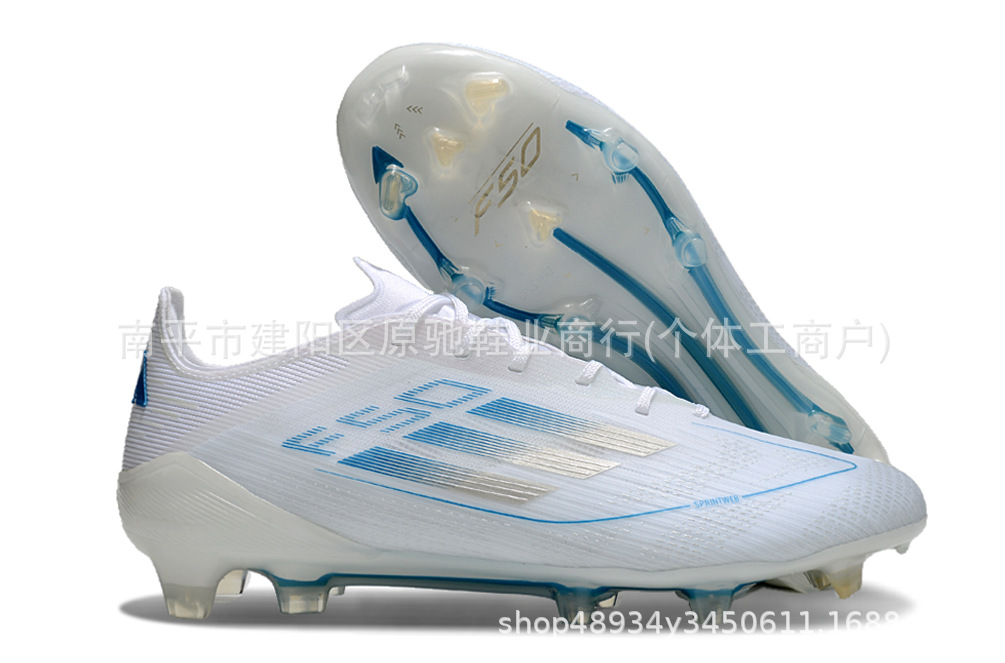 Fábrica de Putian al por mayor F50 zapatos de fútbol FG zapatos con lengua baja zapatos de fútbol hombres