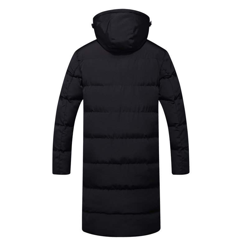 Men's Clothing mid length cotton coat for men mid length plus velvet and thickened dad cotton coat defense uniform winter cotton coat for men_voghion.com