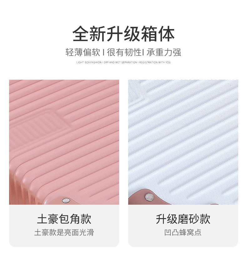 Hard Shell Cosmetic Travel Case, 14 Inch Mini Travel Hand Luggage with Elastic Band, Portable ABS Carrying Makeup Case Suitcase Train Cosmetic Bag for Travel, Camping, Business Trip