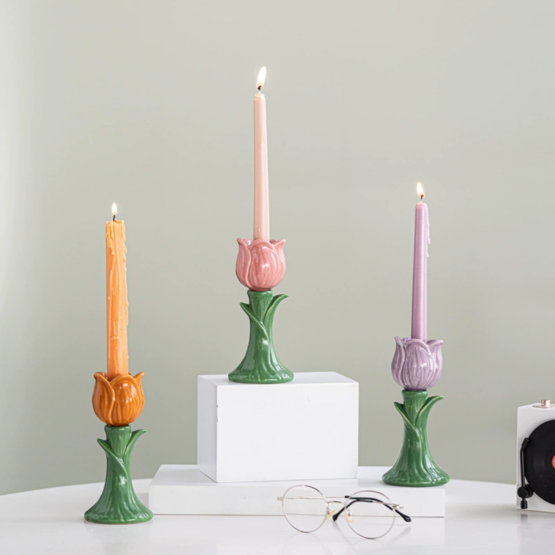 Современная креативная керамическая столовая świe candle?