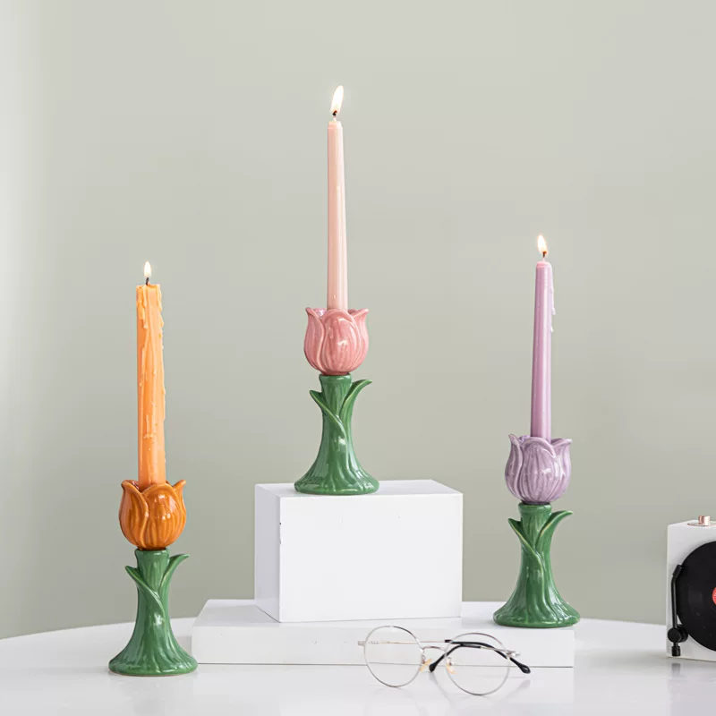 Современная креативная керамическая столовая świe candle?