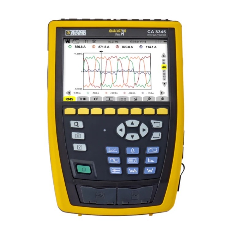 Chauvin Arnoux 8345便携式A级电能质量分析仪法国CA8345