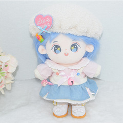 Cotton Doll 20cm Baby Clothes Celebrity Figure Normal Fat Fat Body Belted Dress Up Doll Accessory Set