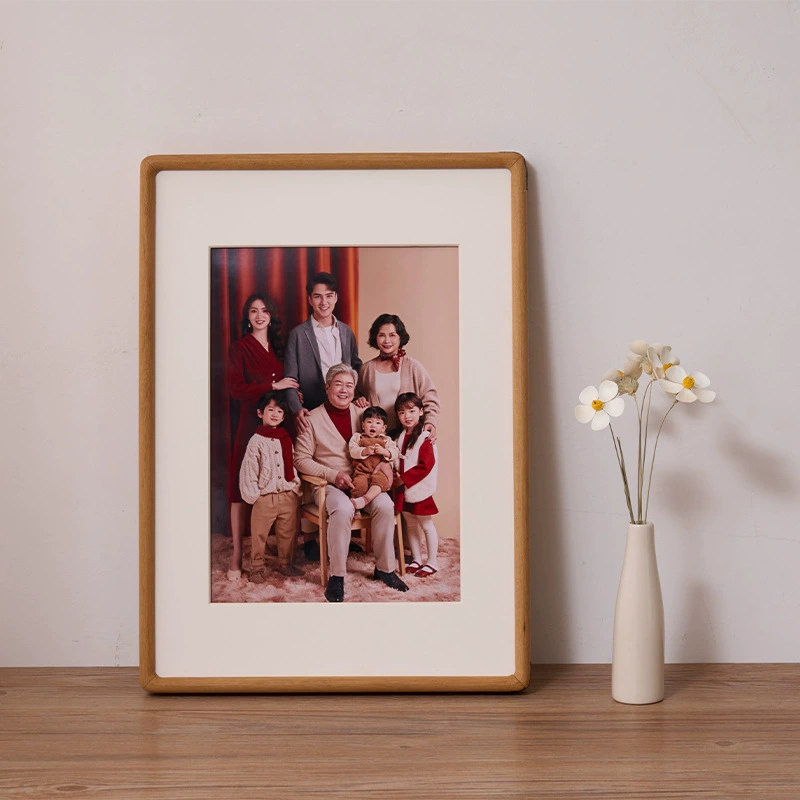 Черный орех тик усовершенствованная врезная фоторамка 8-дюймовая 10-дюймовая 20-дюймовая фоторамка A4A3 для монтажа и стирки фотографий