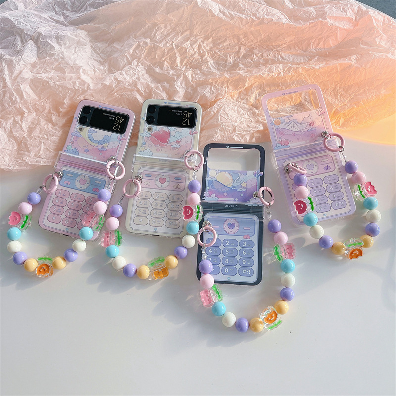 Samsung zflip6 new personalized cartoon cute Galaxy Samsung for zflip345 folding phone case