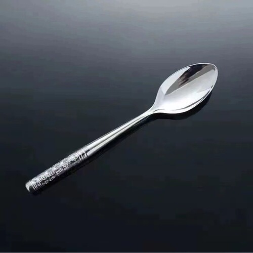 Copper silver-plated household practical soup spoon Pfaff long spoon tableware e-commerce live broadcast factory supply wholesale