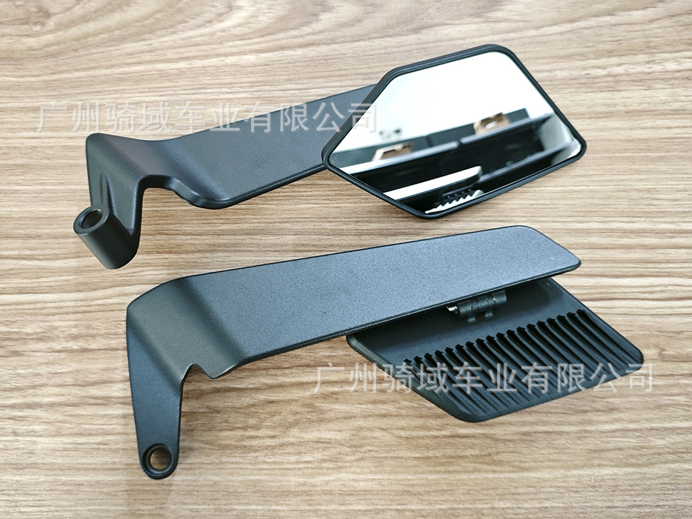 Universal Motorcycle and Electric Vehicle Modification New Model Wide-View Wind-Wing Rearview Mirror Aluminum Alloy Blade Reflector