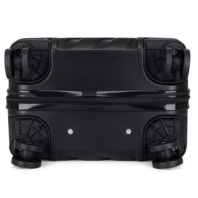 Maleta de color sólido twill 20 pulgadas caja de tracción de contraseña de gran capacidad universal rueda maleta de regalo fábrica al por mayor