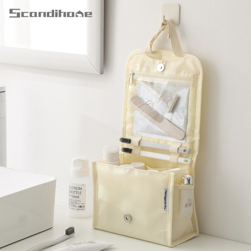 Business Trip Simple Toiletry Bag Can Be Hung And Folded Large Capacity Portable Cosmetics Toiletry Bag Storage Bag