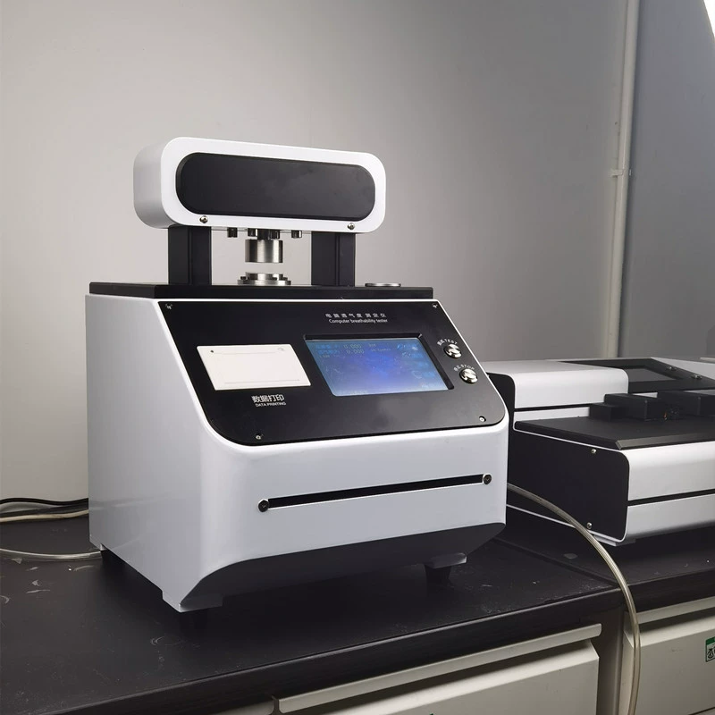 Измеритель воздухопрочности бумаги Измеритель воздухопрочности бумажной пластины Прибор для измерения воздухопрочности табака Дышащий счетчик