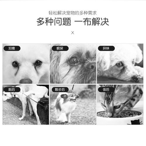 Pet Wet Wipes Wholesale Factory, Wash-Free Quick Tear Stain and Ear Wax Removal Cat and Dog Care Nail Wipe Bottom Cleaning Wet Wipes