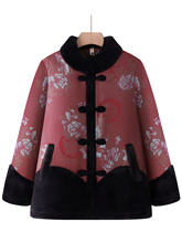 老年女装奶奶装冬季棉衣老太太唐装盘扣棉袄老人衣服妈妈加厚外套