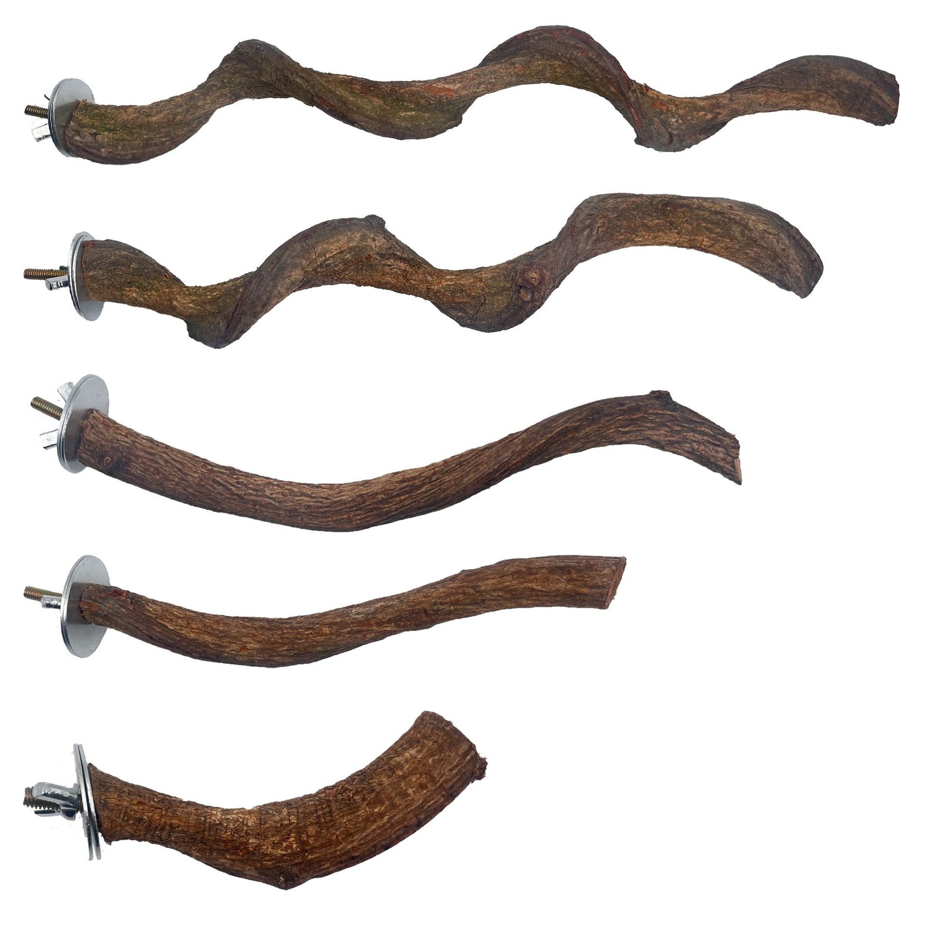 Nuevo producto transfronterizo poste de la estación de pájaros loro garras de molienda de madera natural soporte de la estación de pájaros juguetes para pájaros accesorios de jaula de pájaros al por mayor