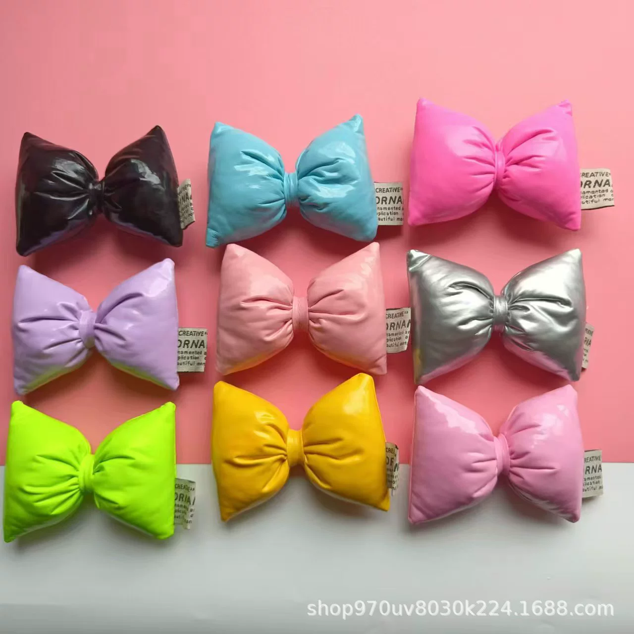 Взрывная кожа большой цвет яркий бант аксессуары DIY аксессуары для волос, головные уборы, обувь, носки, сумки, аксессуары